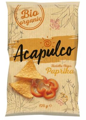 Acapulco Nachosy O Smaku Paprykowym Bio 125 G