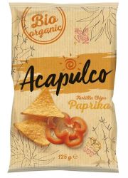 Acapulco Nachosy O Smaku Paprykowym Bio 125 G