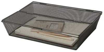 Pojemnik Na Dokumenty Q-Connect Office Set, Metalowy, A4, Zamykany, Czarny