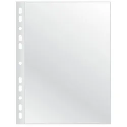 Q-Connect Koszulki na dokumenty PP, A4, krystal, 100mikr., 100szt.