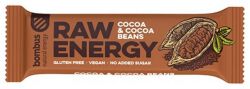 Bombus Raw Baton Energy Z Ziarnami Kakaowca Bezgl. 50 G