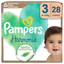 Pampers Harmonie Baby Pieluszki, rozmiar 3, 28 sztuk, 6kg-10kg