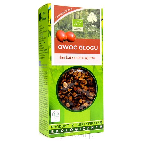 Herbatka Owoc Głogu Bio 100 G - Dary Natury [BIO]