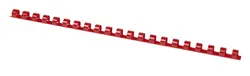 Grzbiety Do Bindowania Office Products, A4, 10Mm (65 Kartek), 100 Szt., Czerwone