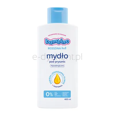 Bambino Rodzina Kremowy Żel Pod Prysznic Hiperdelikatny 400 Ml