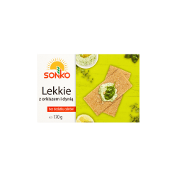 Sonko Lekkie z orkiszem i dynią. Pieczywo chrupkie 170 g.