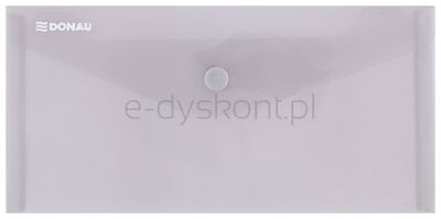 Donau Teczka kopertowa zatrzask, PP, DL, 180mikr., dymna