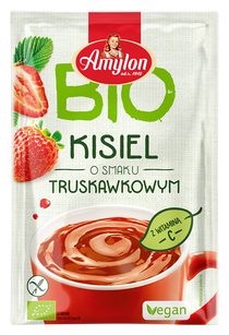 Kisiel Instant O Smaku Truskawkowym Bezglutenowy Bio 30 G - Amylon [BIO]