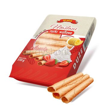 MK Maślane rurki waflowe 350 g