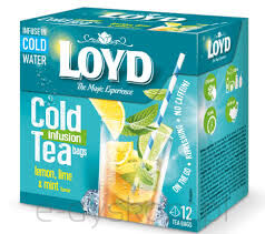 Loyd Ice Tea o smaku cytryny i limonki z miętą 2,5GX12