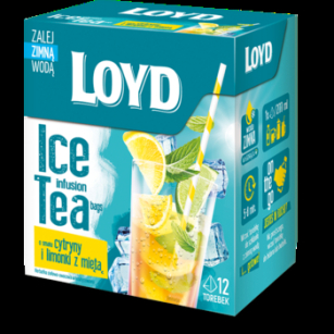 Loyd Ice Tea o smaku cytryny i limonki z miętą 2,5GX12