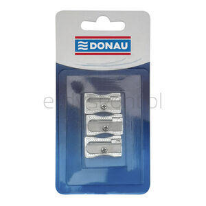 Donau Temperówka aluminiowa pojedyńcza 3szt blister