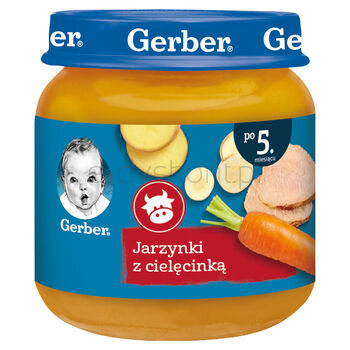 Gerber Jarzynki Z Cielęcinką Po 5 Miesiącu 125 G