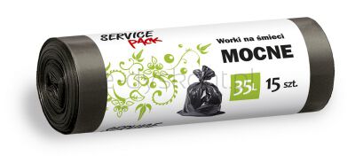 Stella Worki na śmieci LDPE mocne, 35L 15 szt.