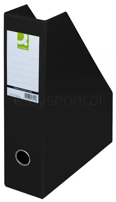 Q-Connect Pojemnik Na Dokumenty, Pvc, A4/76, Czarny