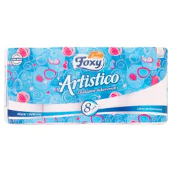 Foxy Papier Toaletowy Artistico 8 Rolek Różowy