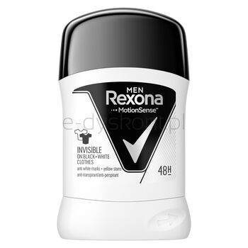 Rexona Men Dezodorant Invisible Black&White Sztyft 50Ml