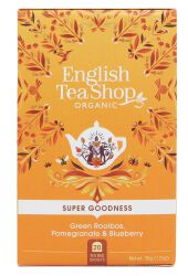 English Tea Shop Herbata Zielona Z Rooibos,Granatem I Jagodą (20X1,75) Bio 35 G
