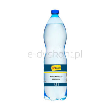TOPSELLER Woda źródlana gazowana 1,5 l- kaucja