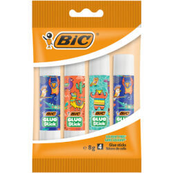 Bic Klej W Sztyfcie Ecolutions Glue Stick Decor 8G 4Szt