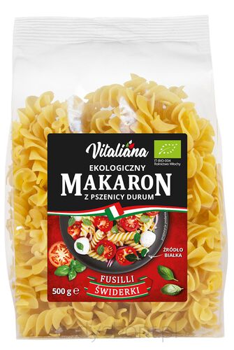 Makaron (Semolinowy) Fusilli Bio 500 G - Vitaliana [BIO]