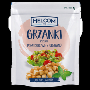 Helcom Grzanki pszenne pomidorowe z oregano 100 g