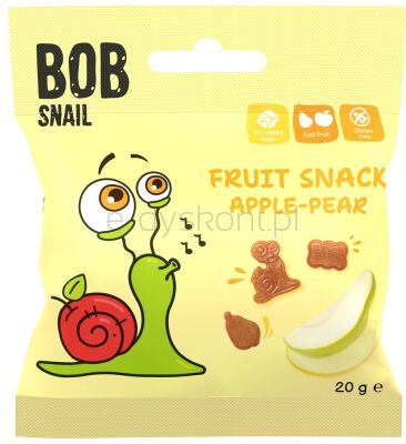 Bob Snail Przekąska Jablko- Gruszka 20G
