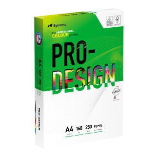 Pro-Design Fsc Papier kserosatynowany, klasa A++, A4, 168CIE, 160gsm, 250 ark. [BIURO]