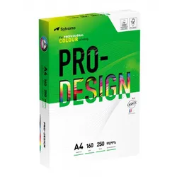 Pro-Design Fsc Papier kserosatynowany, klasa A++, A4, 168CIE, 160gsm, 250 ark.