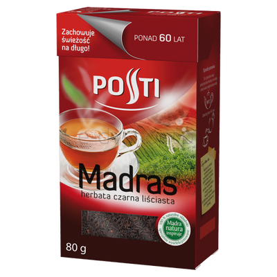 Posti Herbata Madras Liściasta Czarna 80 G