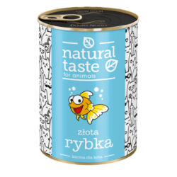Dolina Noteci Natural Taste Mokra karma saszetka dla kota - Puszka dla Kota Złota Rybka 400 g
