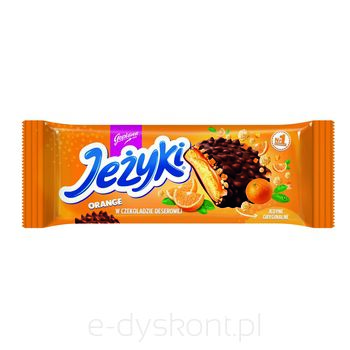 Jeżyki Pomarańczowe Ciastka W Czekoladzie Deserowej 140G