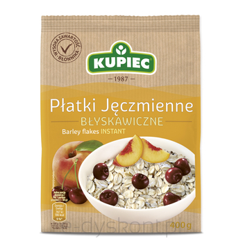 Kupiec Płatki Jęczmienne Błyskawiczne 400 G