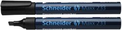 Schneider Marker Permanentny Maxx 233, Ścięty, 1-5Mm, Czarny 