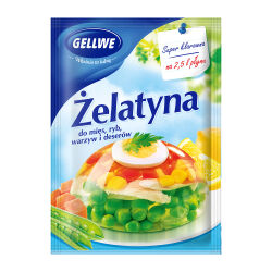Gellwe Żelatyna Do Mięs, Ryb, Warzyw I Deserów 50 G