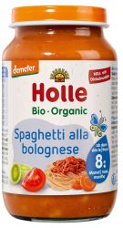 Holle Obiadek spaghetti bolognese powyżej 8 miesiąca życia /demeter BIO 220 g
