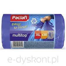 Paclan Multitop Worki Na Śmieci 35L 36 Szt.