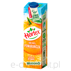 Hortex Pomarańcza Sok 100% Karton 1L