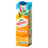 Hortex Pomarańcza Sok 100% Karton 1L