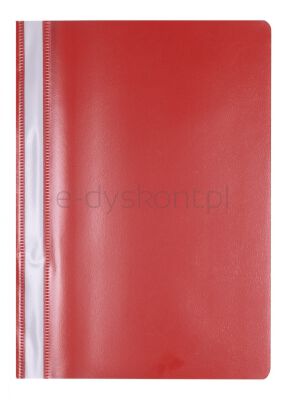 Office Products Skoroszyt, Pp, A4, Miękki, 100/170Mikr., Czerwony 