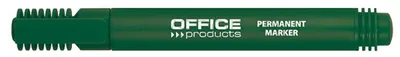 Office Products Marker Permanentny Okrągły, 1-3Mm (Linia), Zielony 