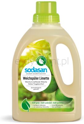 Sodasan Płyn do płukania tkanin limonka BIO 750 ml