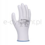 Donau Rękawice Safety Pu White, Kat. Ii, Rozm. 9, Białe - 2
