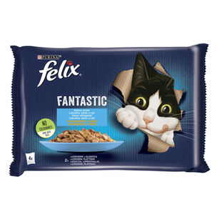 Felix Fantastic Mp Łosoś, Płastuga 4X85G = 340G