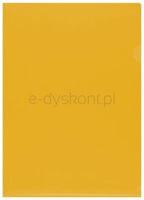 Q-Connect  Obwoluta Typu L, Pp, A4, Groszkowa, 120Mikr., 100Szt., Żółta
