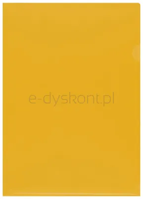 Obwoluta Q-Connect Typu L, Pp, A4, Groszkowa, 120Mikr., 100Szt., Żółta