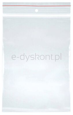 Office Products Torebka Strunowa Ldpe, 80X120Mm, 100Szt., Transparentna