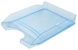 Office Products Szufladka Na Biurko Polistyren/Pp, A4, Transparentna Niebieska
