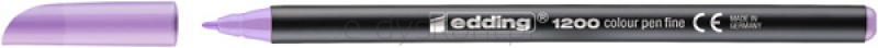 Pisak z cienką końcówką e-1200 EDDING, 1 mm, jagodowo-lawendowy