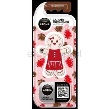 Aroma Car Odświeżacz Powietrza Do Samochodu Xmas Manny Girl Piernik